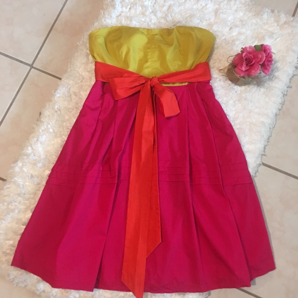 Anthropologie MAEVE colorblock strqpless d…